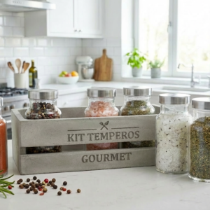 Kit temperos gourmet para a cozinha
