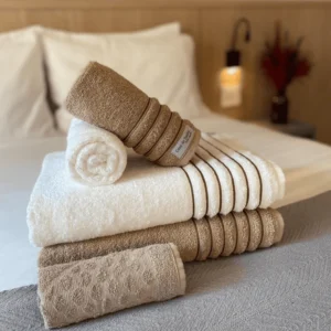 Jogo de toalhas felpudas (6 peças)