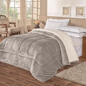 Cobertor casal de microfibra premium