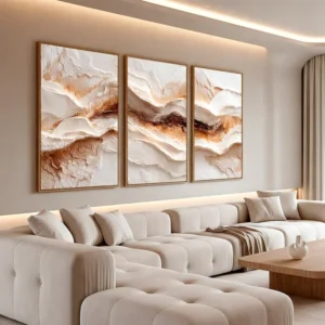 Quadros decorativos para sala (conjunto)